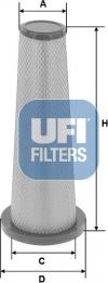 UFI 27.D25.00 — Filtr powietrza