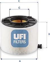 UFI 27.G33.00 — Filtr powietrza