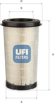 UFI 27.H71.00 — Filtr powietrza