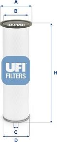 UFI 27.H78.00 — Filtr powietrza