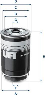 UFI 24.468.00 — Filtr paliwa