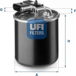 UFI 24.150.00 — Filtr paliwa