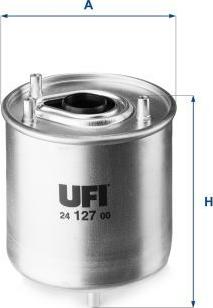 UFI 24.127.00 - Filtr paliwa