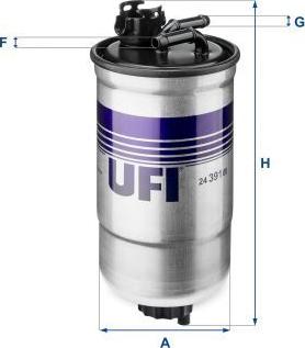UFI 24.391.00 — Filtr paliwa