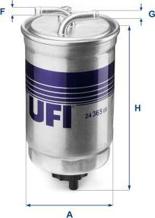 UFI 24.365.00 — Filtr paliwa