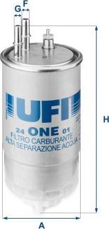 UFI 24.ONE.01 — Filtr paliwa