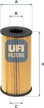 UFI 25.094.00 — Filtr oleju