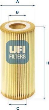 UFI 25.040.00 — Filtr oleju