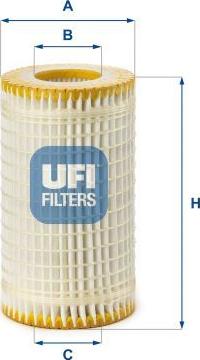 UFI 25.059.00 — Filtr oleju