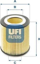 UFI 25.058.00 — Filtr oleju