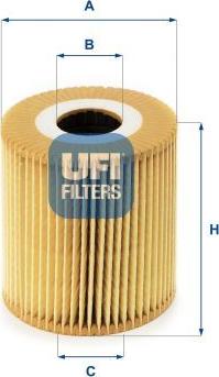 UFI 25.018.00 — Filtr oleju