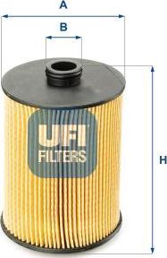 UFI 25.089.00 — Filtr oleju