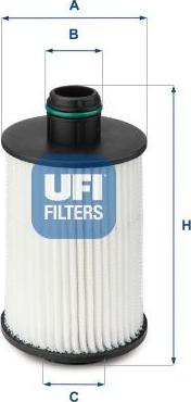 UFI 25.088.00 — Filtr oleju