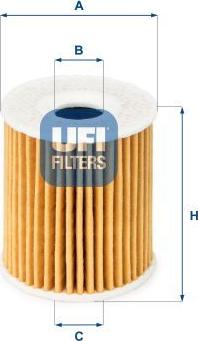 UFI 25.035.00 — Filtr oleju
