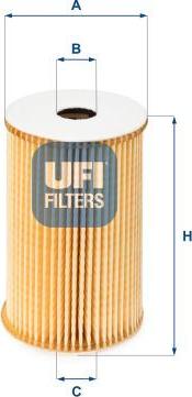 UFI 25.029.00 — Filtr oleju