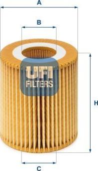 UFI 25.028.00 — Filtr oleju