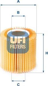 UFI 25.150.00 — Filtr oleju