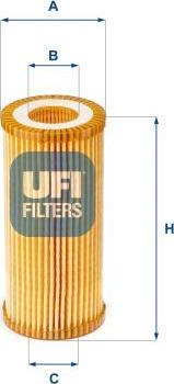 UFI 25.153.00 — Filtr oleju