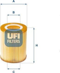 UFI 25.152.00 — Filtr oleju