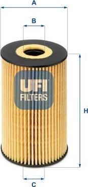 UFI 25.106.00 — Filtr oleju