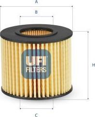UFI 25.116.00 — Filtr oleju