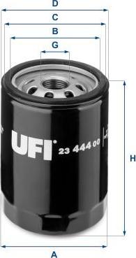UFI 23.444.00 — Filtr oleju