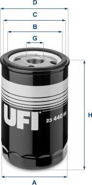 UFI 23.440.00 — Filtr oleju