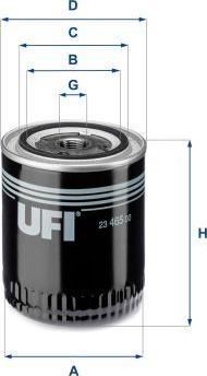 UFI 23.465.00 — Filtr oleju