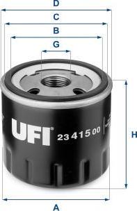 UFI 23.415.00 — Filtr oleju