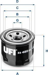 UFI 23.485.00 — Filtr oleju