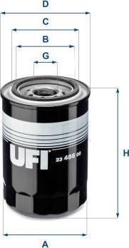 UFI 23.486.00 — Filtr oleju