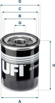 UFI 23.479.00 — Filtr oleju