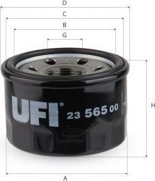 UFI 23.565.00 — Filtr oleju