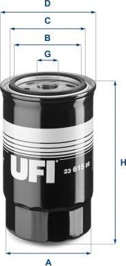 UFI 23.615.00 — Filtr oleju