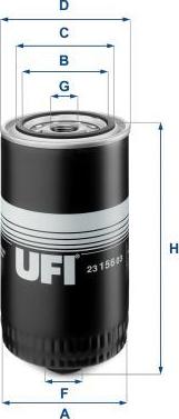 UFI 23.156.03 — Filtr oleju