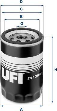UFI 23.130.01 — Filtr oleju