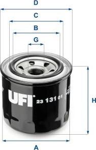 UFI 23.131.01 — Filtr oleju
