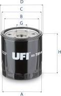 UFI 23.721.00 — Filtr oleju