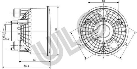 ULO 1701008 - Lampa tył