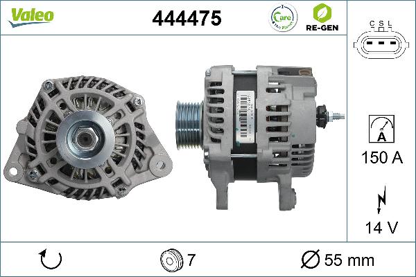 VALEO 444475 — Alternator