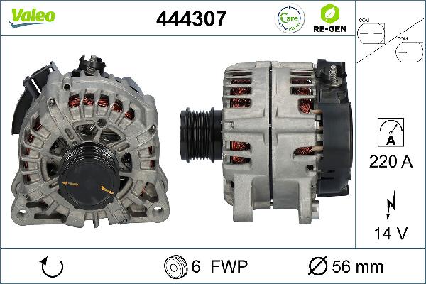 VALEO 444307 — Alternator