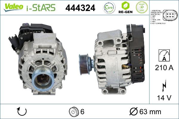 VALEO 444324 — Alternator