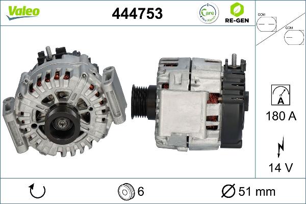 VALEO 444753 — Alternator