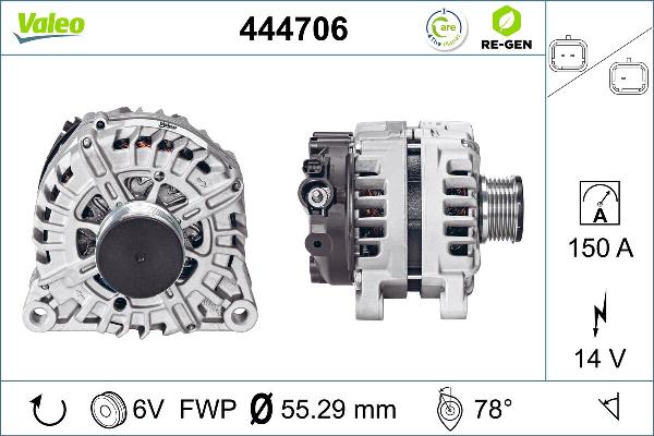 VALEO 444706 — Alternator