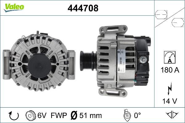 VALEO 444708 — Alternator