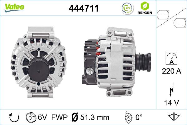 VALEO 444711 — Alternator