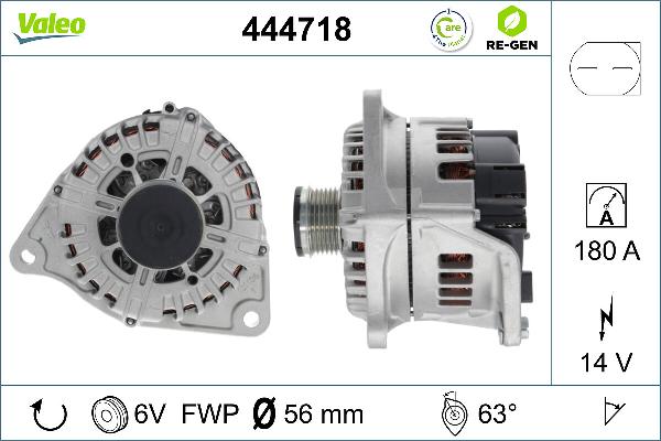VALEO 444718 — Alternator