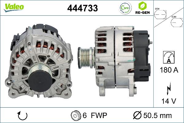 VALEO 444733 — Alternator