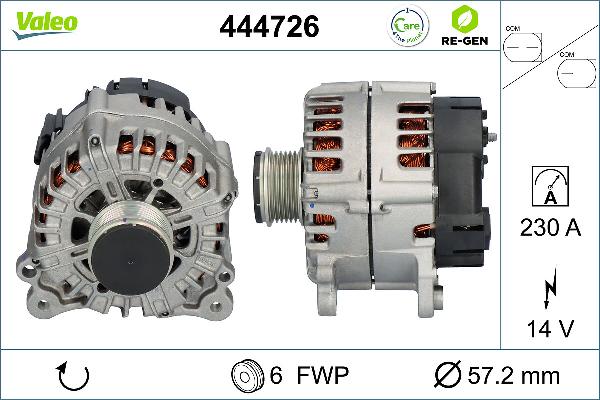 VALEO 444726 - Alternator