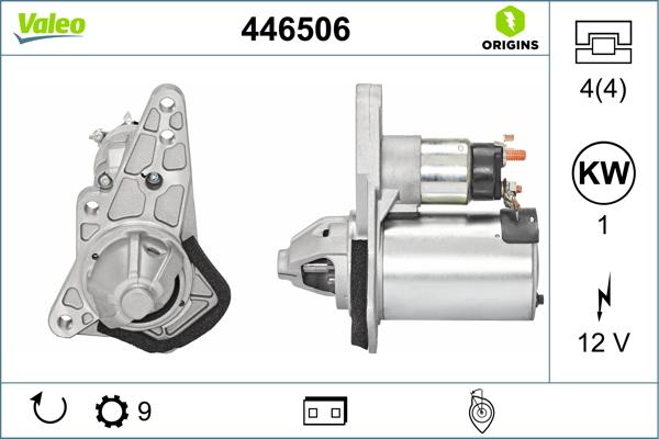 VALEO 446506 — Rozrusznik